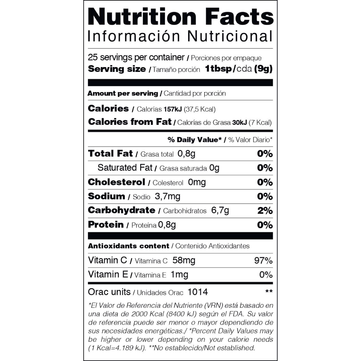 NUTRICIONAL ANTIOXIDANTE