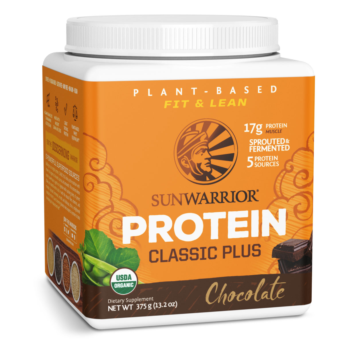 USA-ClassicPlus-375g-Choc-ThreeQuarter
