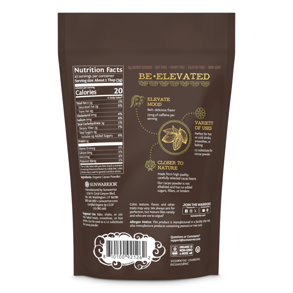 USA-BeWell-Cacao-225g-Pouch-Back