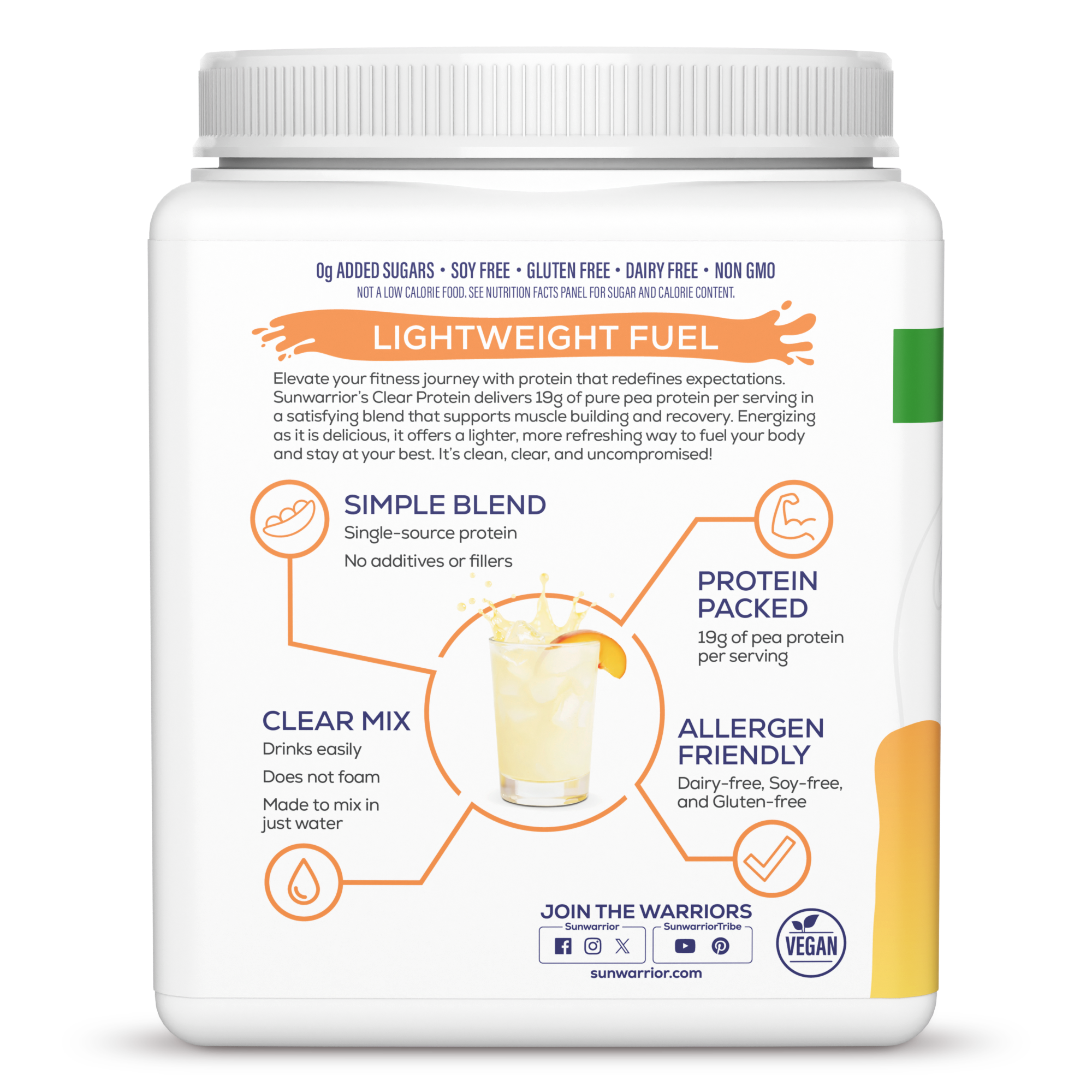 USA-ClearProtein-489g-PeachTea-Left